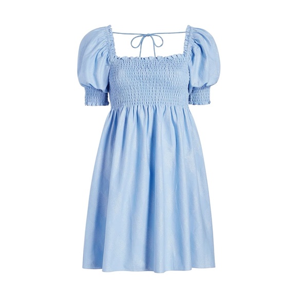 HILL HOUSE Athena Nap Dress - Light Blue Glitter - Picture 3 of 11